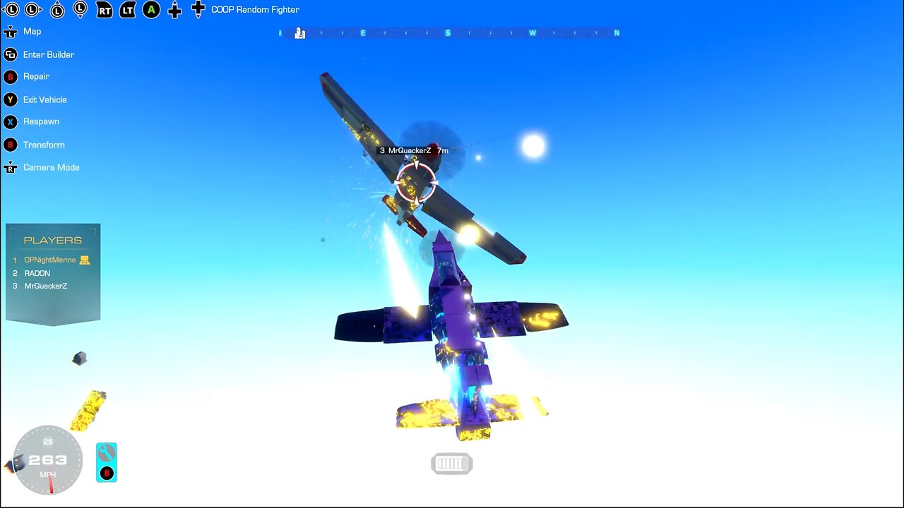 3 Plane Random Dogfight | TrailMakers