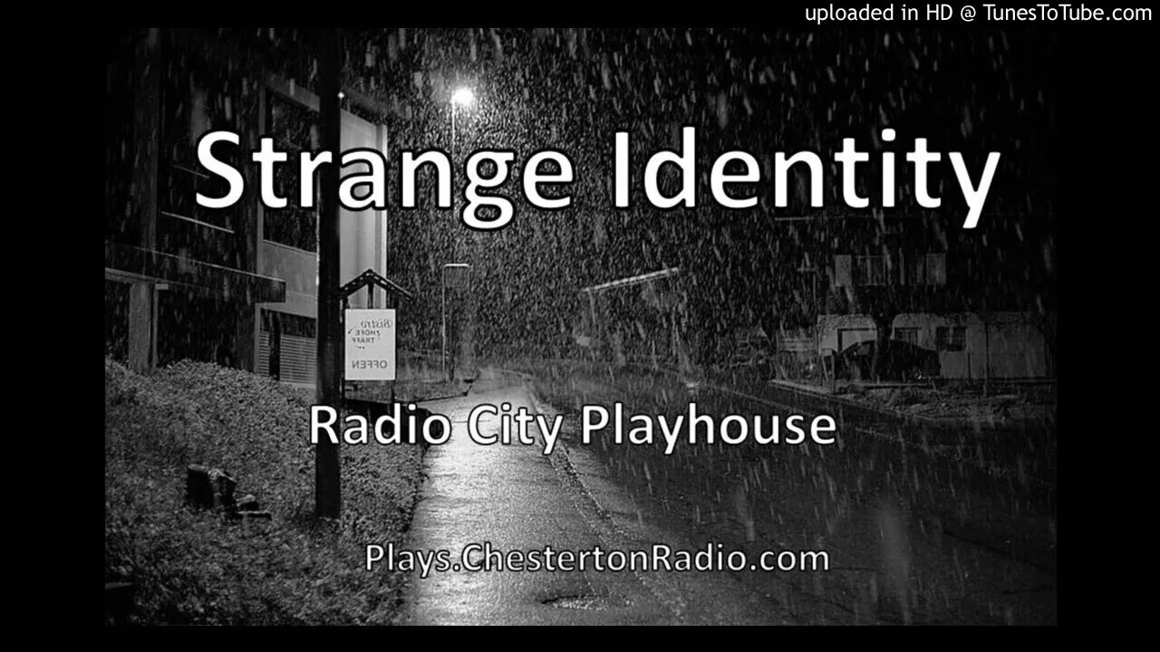 Strange Identity - Radio City Playhouse - Harry W. Junkin - Jan Minor