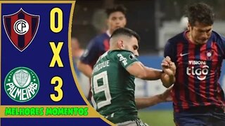 Cerro Porteño 0 x 3 Palmeiras |Todos Gols e Melhores Momentos (COMPLETO) 29/06/2022