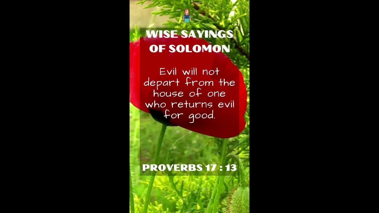 Proverbs 17:13 | NRSV Bible | Wise Sayings of Solomon