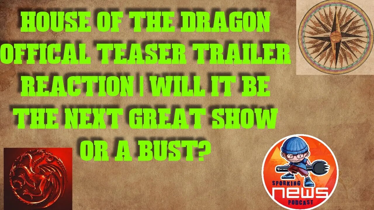 House of the Dragon OFFICAL teaser Trailer REACTION | Will it be the next great show or a BUST?