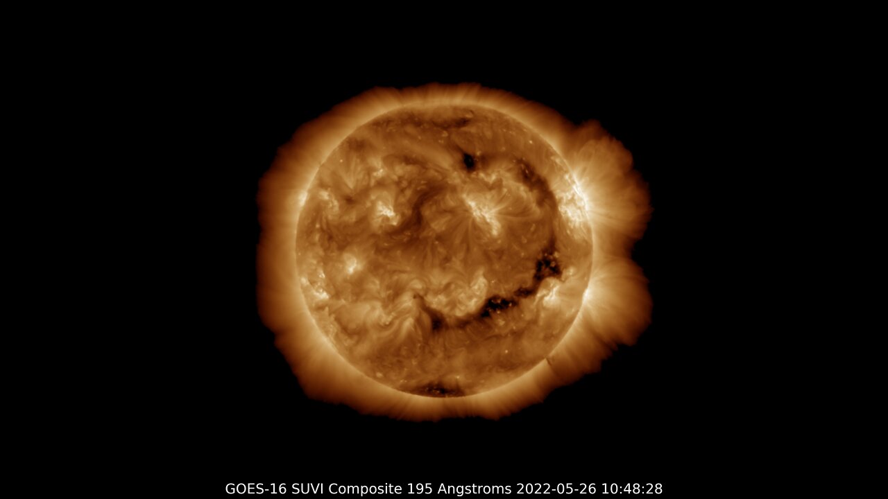 THE STRANGEST M-FLARE AND CME I HAVE WITNESSED INBOUND MAY 25TH 2022!