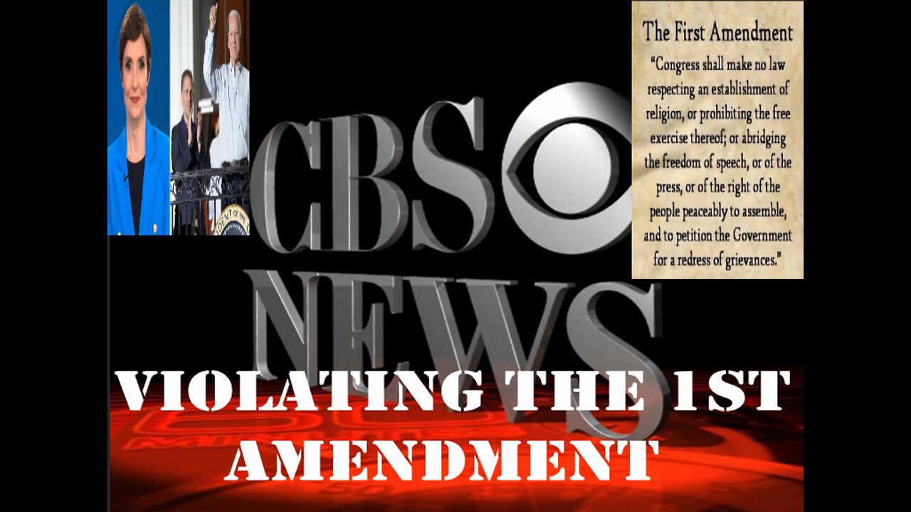 CBS NEWS IS VIOLATING A FIRED JOURNALIST 1ST AMENDMENT RIGHTS BY SEIZING ALL OF HER CONFIDENTAL INFO