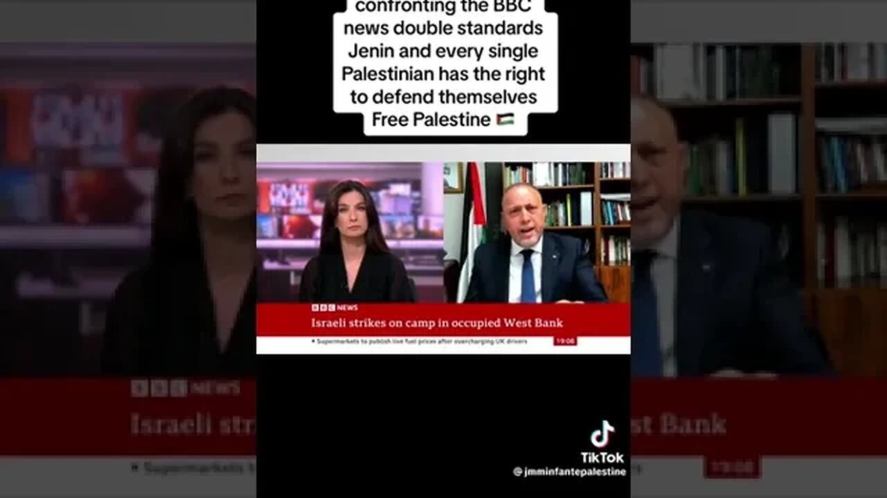 How Dr Zumlot Confronts BBC Double Standard In Jenin.