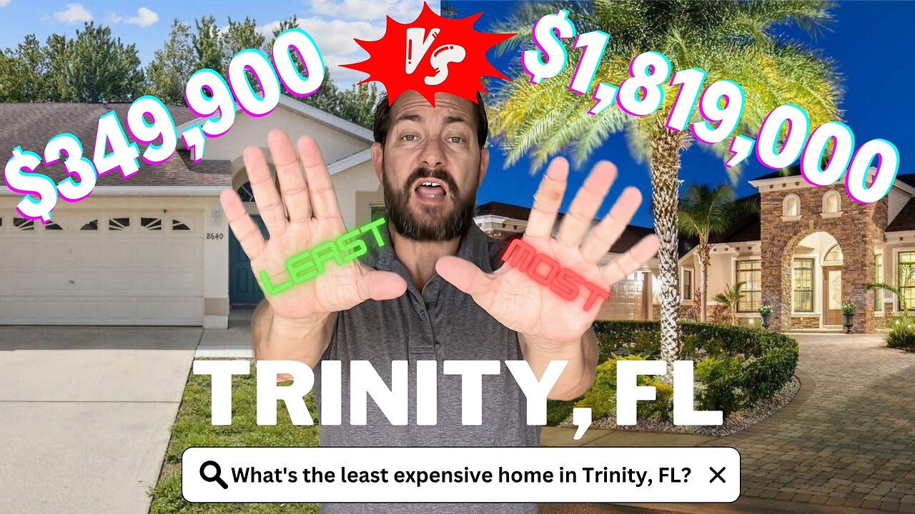 Trinity, Florida: Touring the Most and Least Expensive Homes in 2023! | Real Estate Showcase