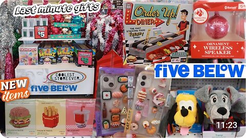 FIVE BELOW * CHRISTMAS GIFT IDEAS!!! KIDS TOYS & MORE