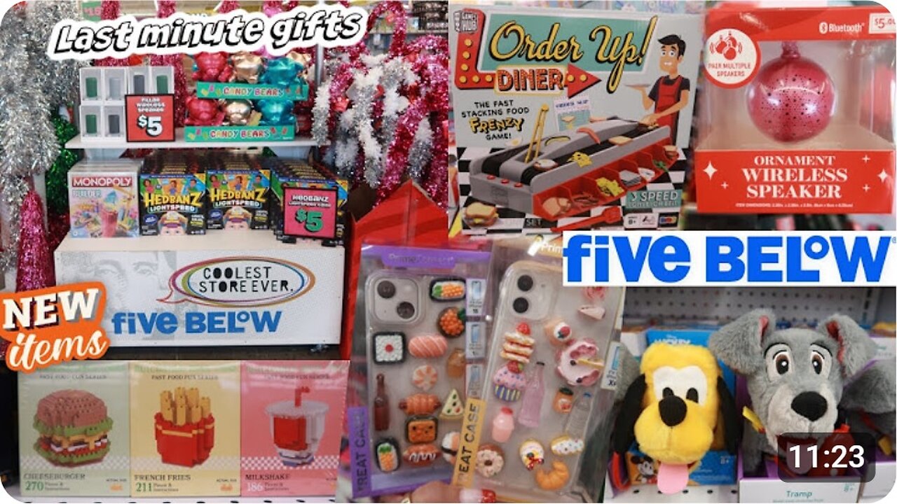 FIVE BELOW * CHRISTMAS GIFT IDEAS!!! KIDS TOYS & MORE