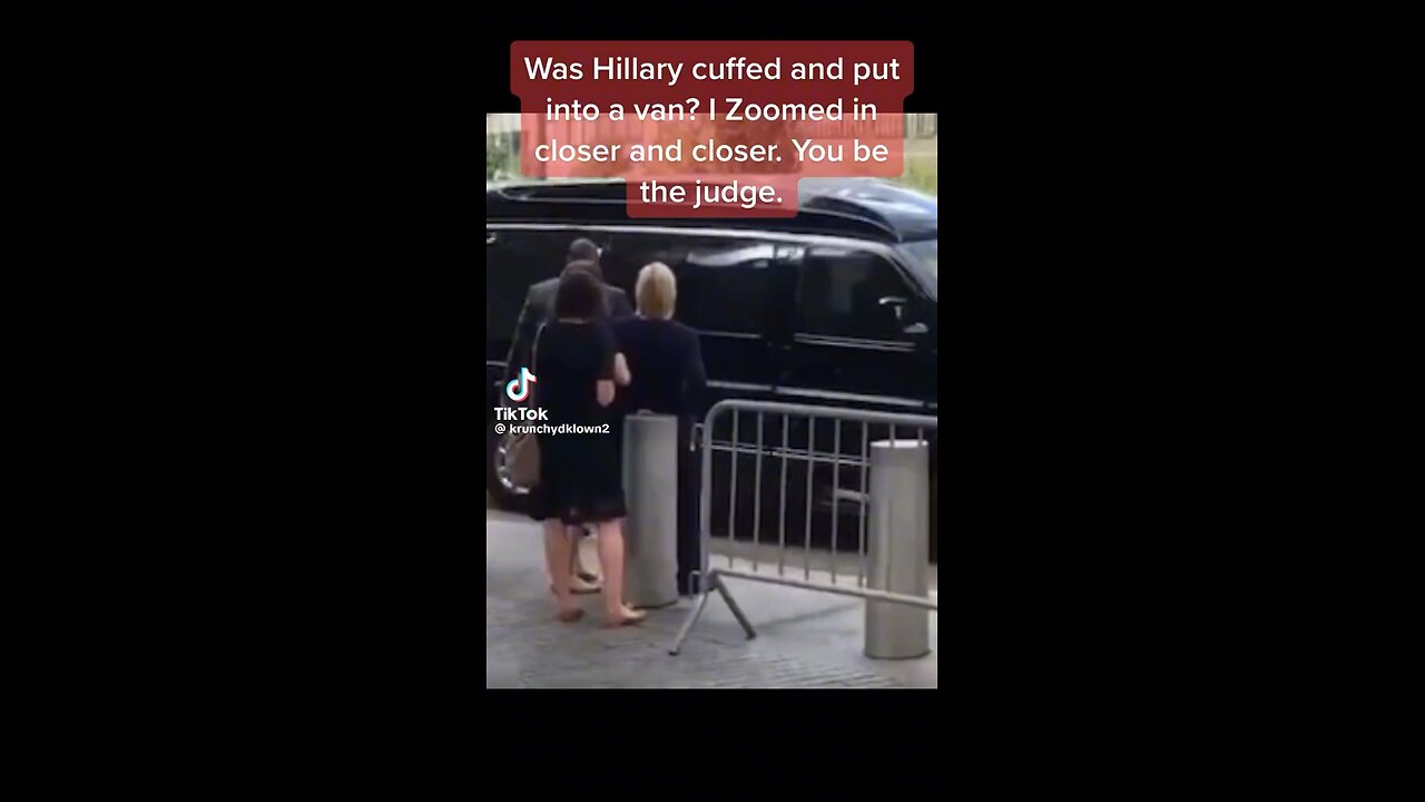 The day, Hillary Clinton was arrested