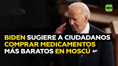 Biden sugiere viajar a Moscú para adquirir medicamentos a precios más bajos que en EE.UU.