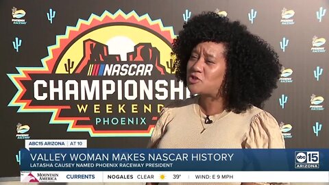 Latasha Causey, Phoenix Raceway’s new Track President