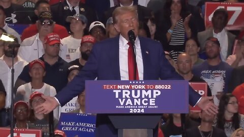 LIVE ~ President Trump Holds a Rally in Uniondale, New York ~ September 18 2024