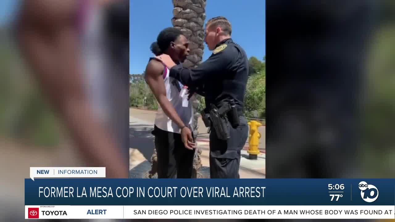 Ex-La Mesa cop in court over false report accusations