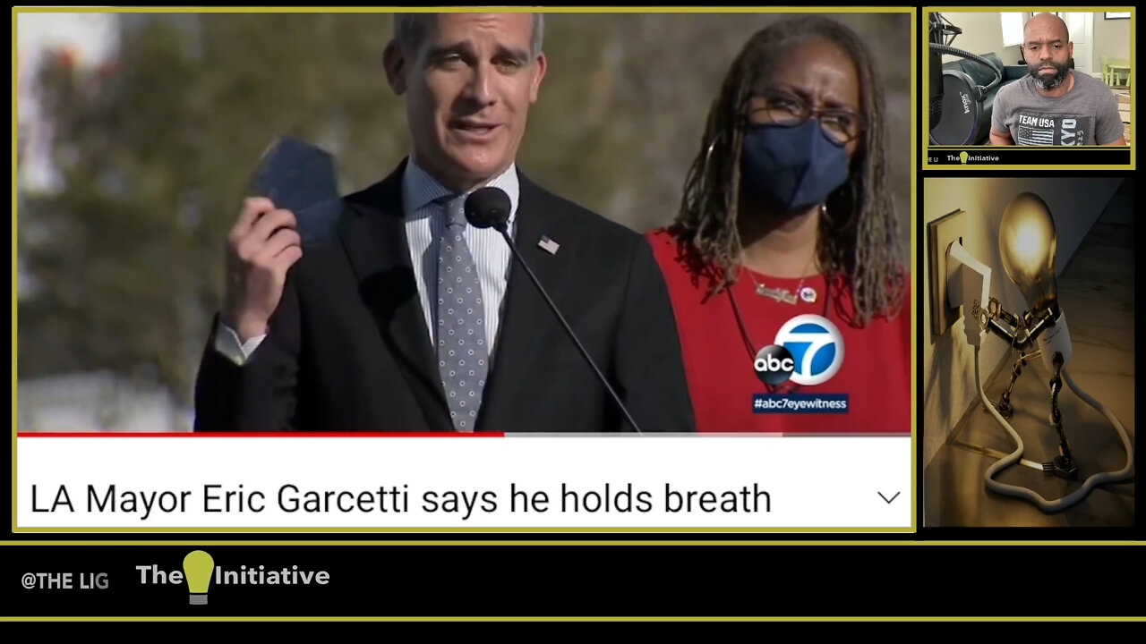 IT'S OKAY GARCETTI HOLDS HIS BREATH 😷