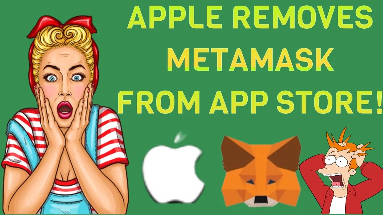 APPLE REMOVES MATAMASK FROM APP STORE! CRYPTO USERS STUNNED! #metamask #defi #crypto #cryptocurrency