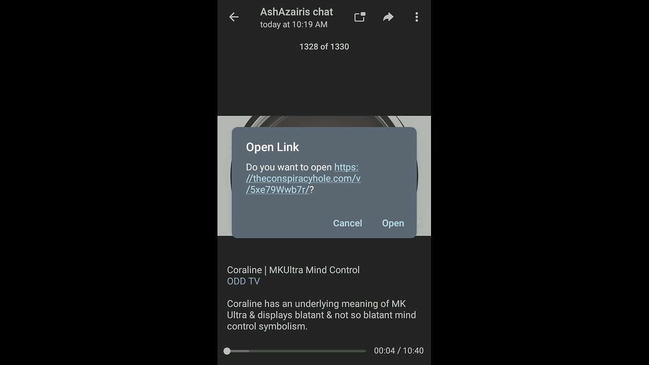 Documentary: Mind Control and Coraline