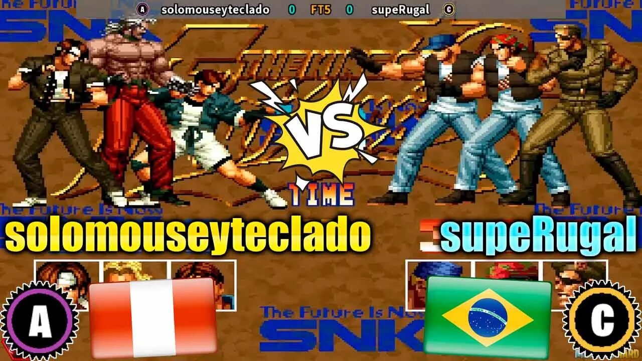 The King of Fighters '95 (solomouseyteclado Vs. supeRugal) [Peru Vs. Brazil]