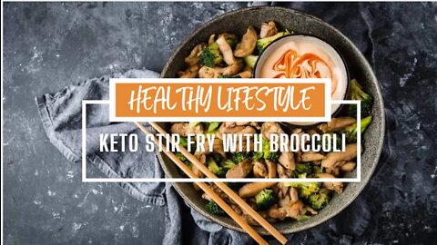 Keto Chicken Stir-fry with Broccoli