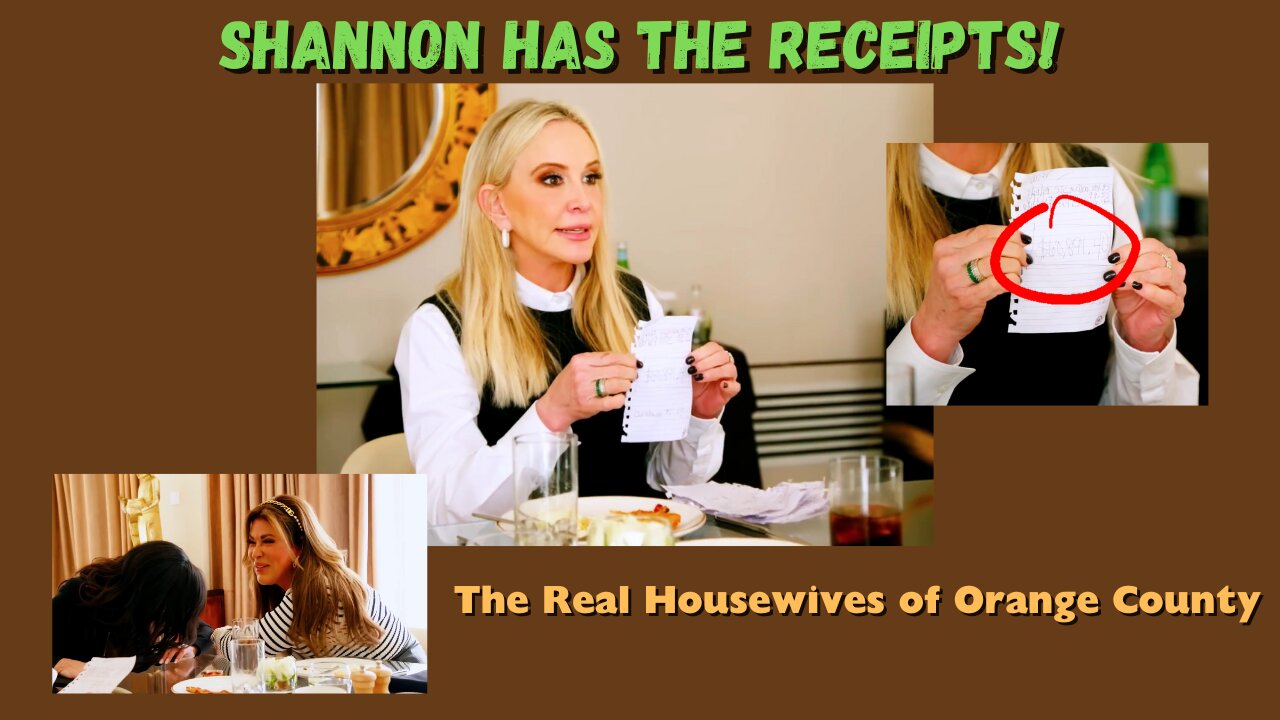 Shannon Has the Receipts / Real Housewives of Orange County