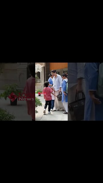 Taimur Ali Khan CUTELY waits as Kareena Kapoor Khan gets Jeh out of the car 🔥