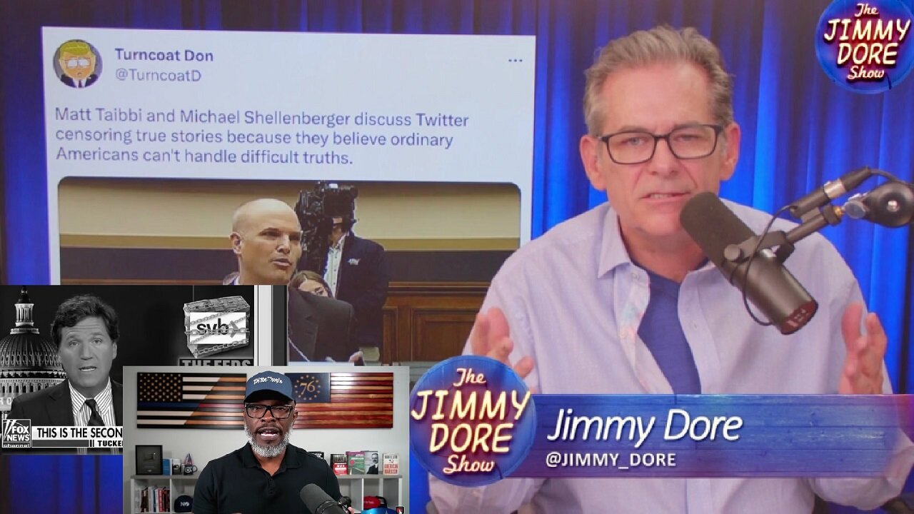 Jimmy Dore: Jim Jordan HUMILIATES Trust Fund Dem In Twitter Files Hearing + Anthony Brian Logan | EP769c