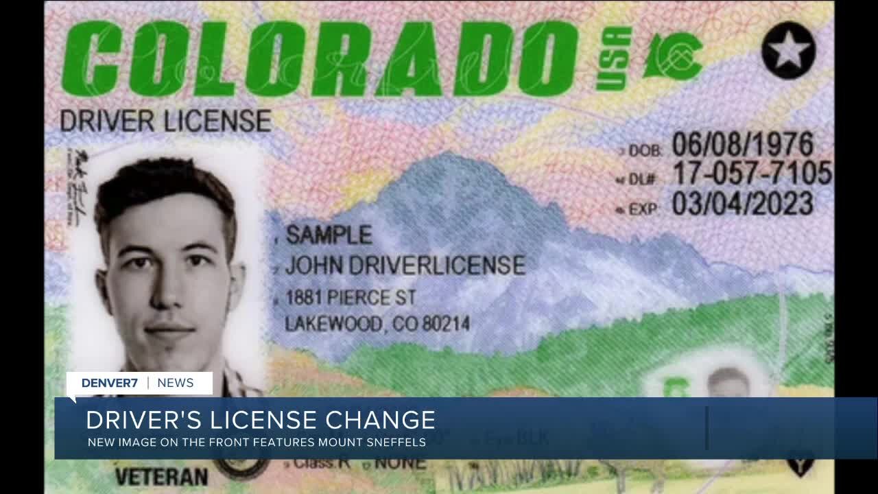 Colorado driver's license has new pictures in background