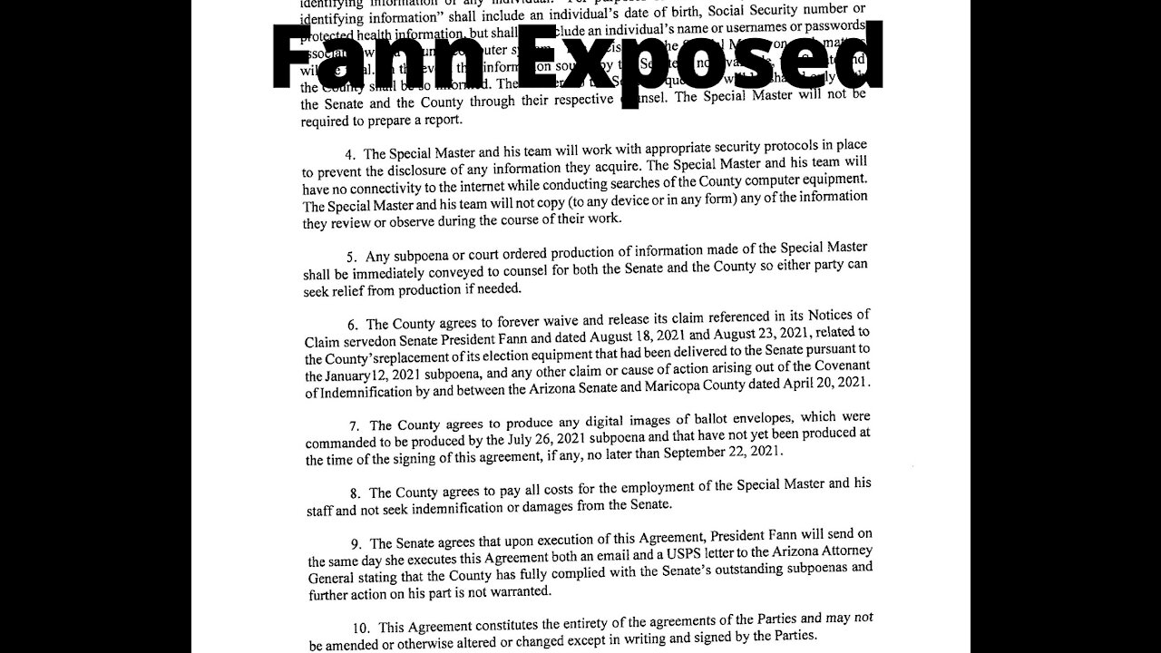 The Back Door Agreement: AZ Senate President Karen Fann Exposed!