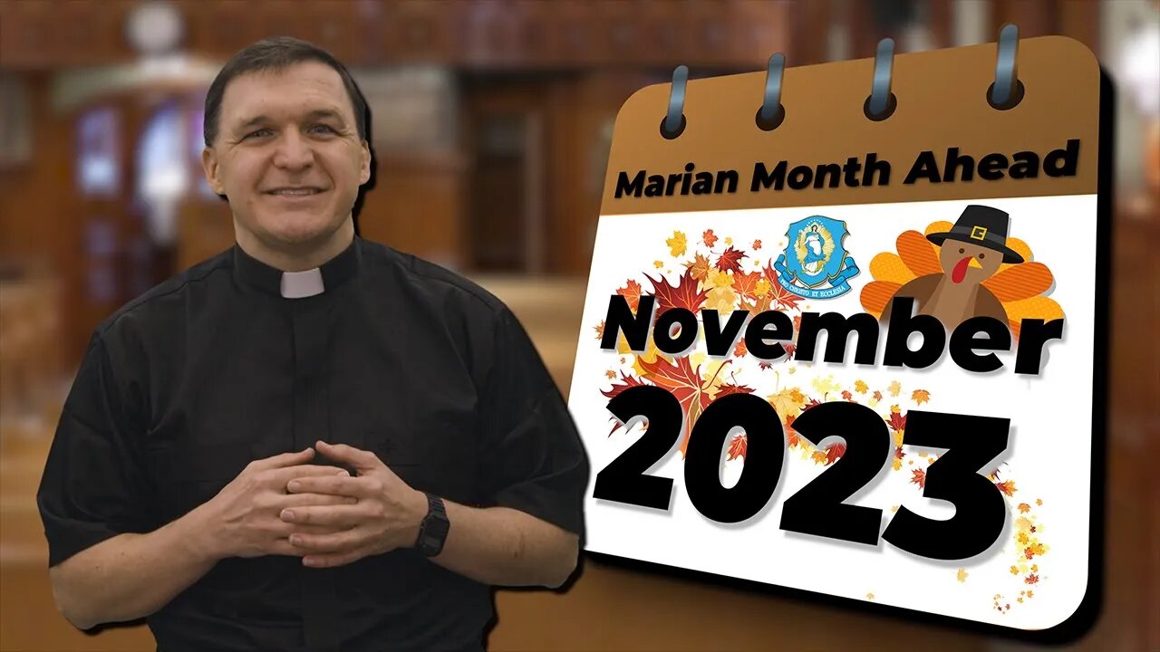 The Marian Fathers' Schedule for November 2023!