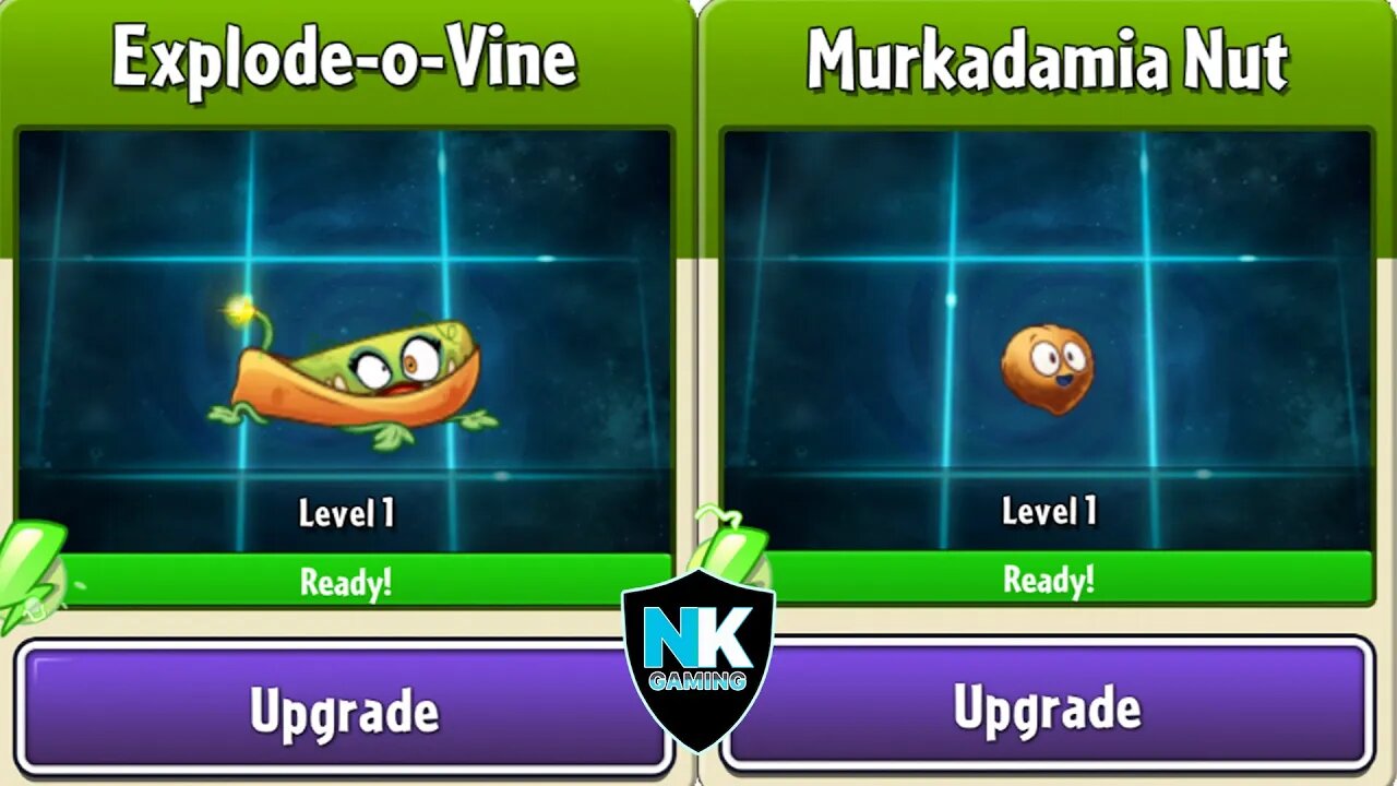 PvZ 2 - Explode-O-Vine & Murkadamia Nut Preview