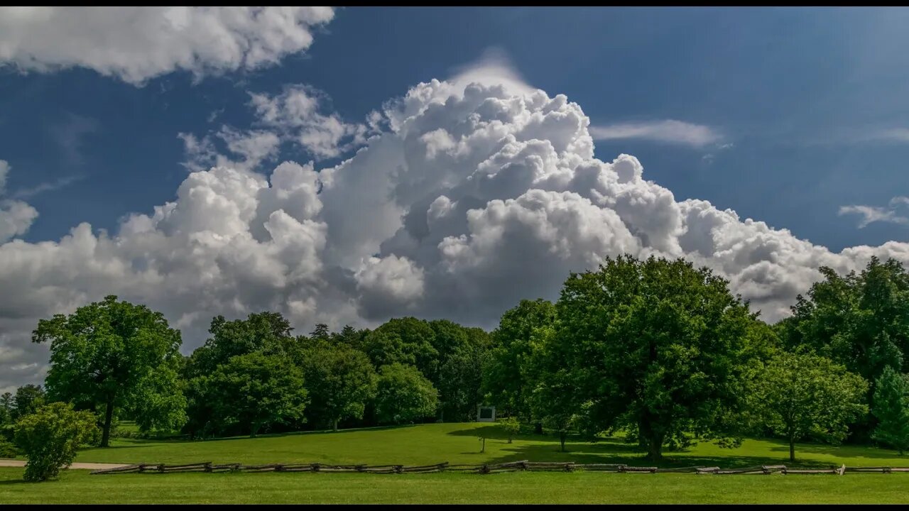 Random Nature Scenes with Rain for Relaxation and Stress Relief