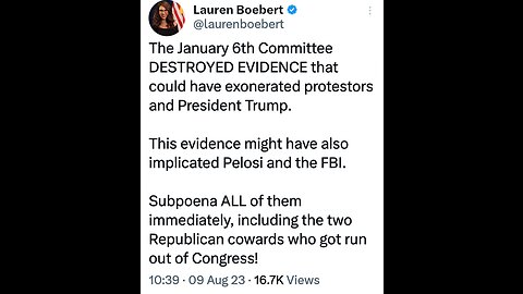 Nancy Pelosi destroyED All of the January 6 EVIDENCE.. TRUMP JUST LET THE WHOLE WORLD KNOW THE TRUTH