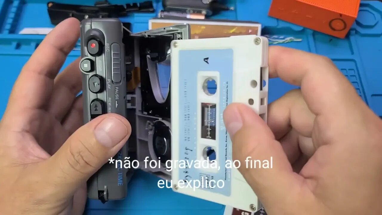 SONY TCM-400DV Reparo, testes - Parte 1