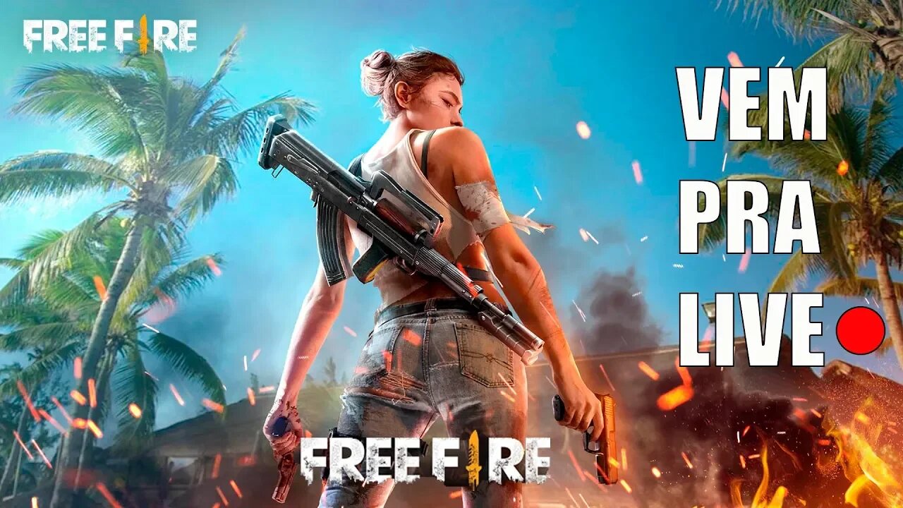 FREE FIRE AO VIVO 🔴 - VEM PRA LIVE - TIAGOX