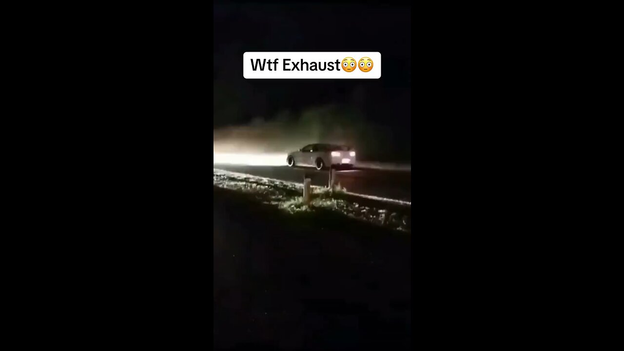 Scary exhaust 😳💀☠️👿