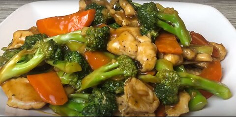 Super Quick Stir Fry Broccoli and Carrot with Chicken | Chicken with Broccoli Recipe