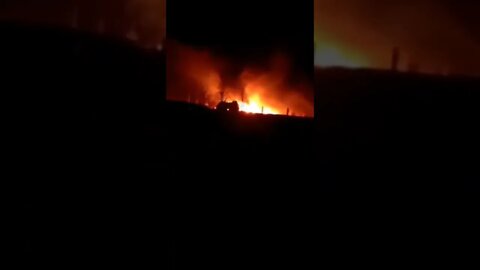 Artyomovsk hit on a military unit. #ukraine