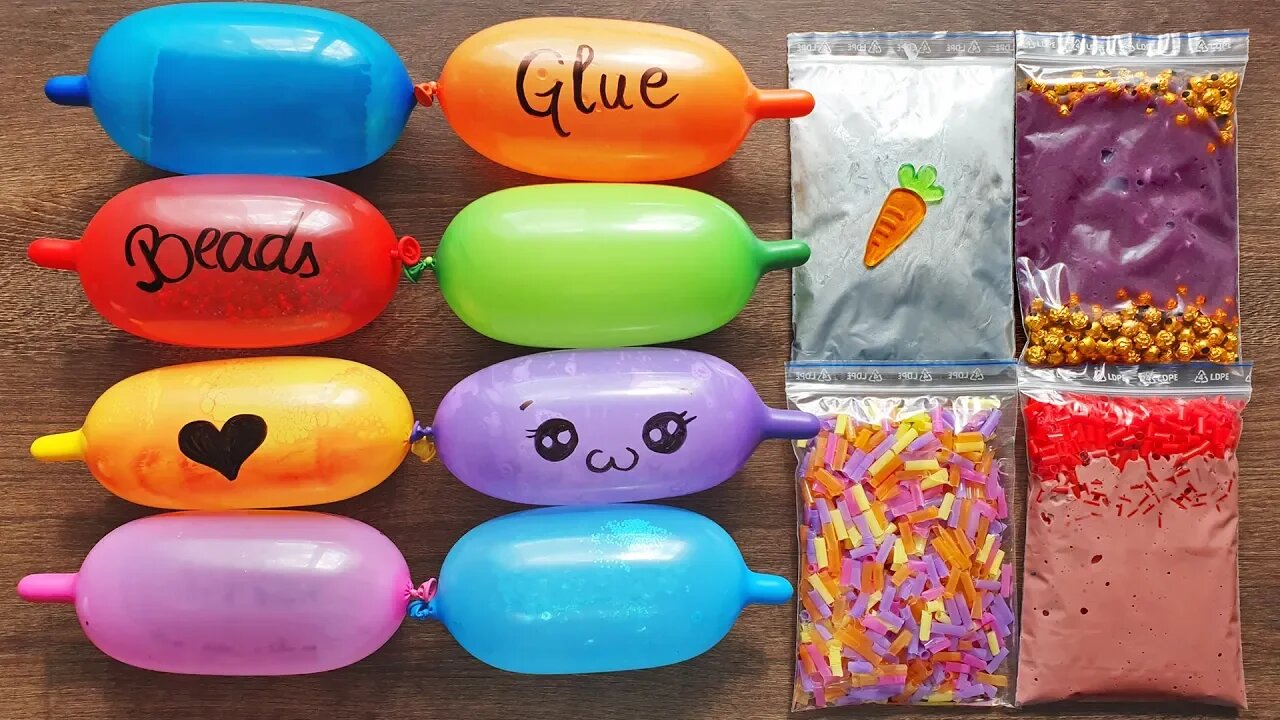 Making Slime with Funny Balloons and Slime Bags #11