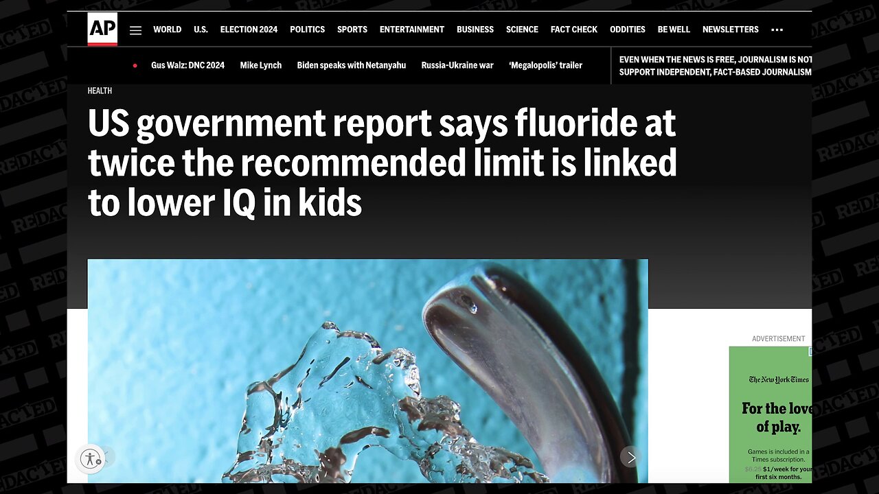 Poisoning Cities With Fluoride, USA & Worldwide.| Redacted w Clayton Morris