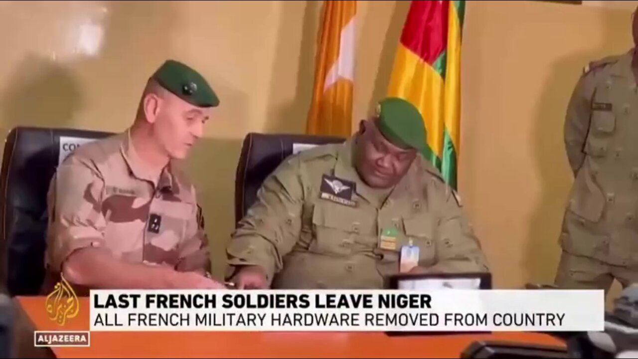 French troops officially left Niger, withdrawing all personnel and equipment.