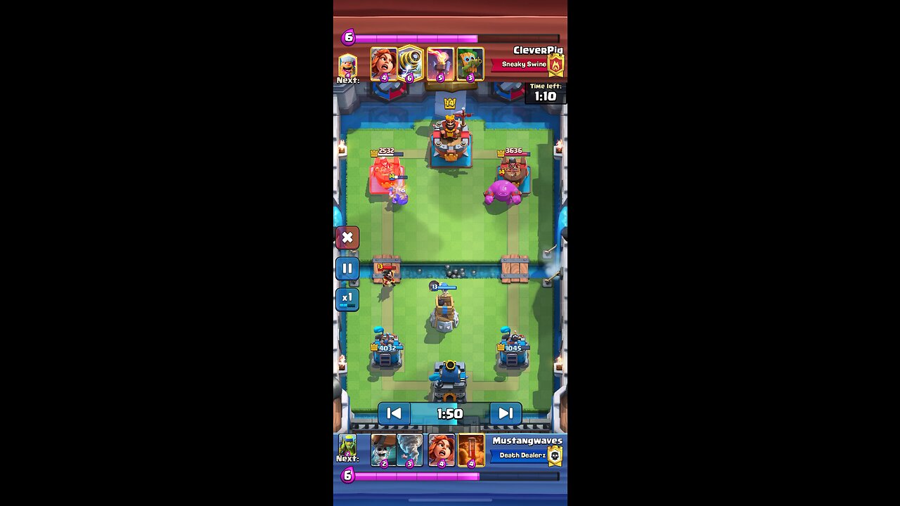 Clash Royale 1hp Game!