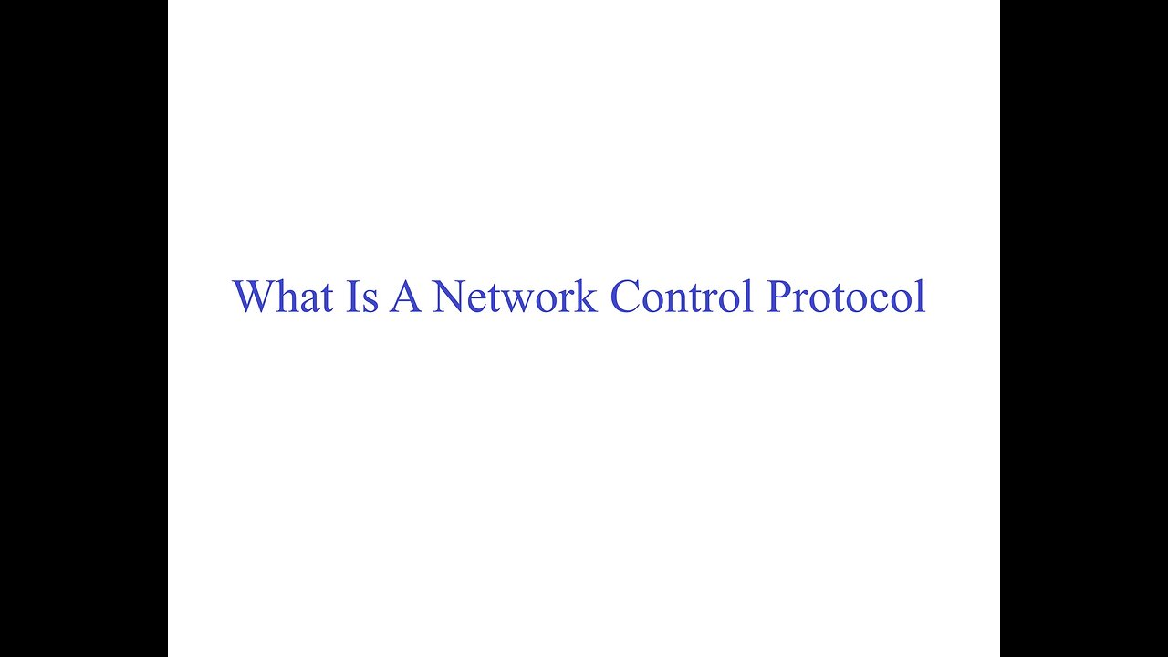 What Is A Network Control Protocol