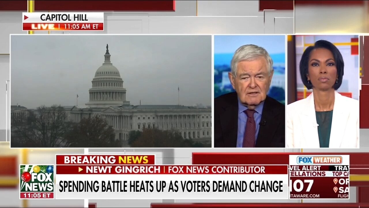 Newt Gingrich: Let Biden Preside Over This Shut Down Mess