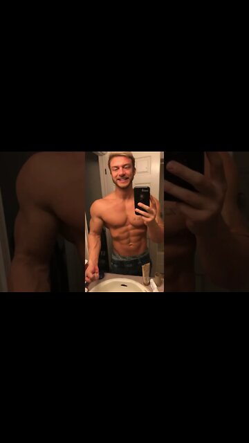 Flexing post bodybuilding competition