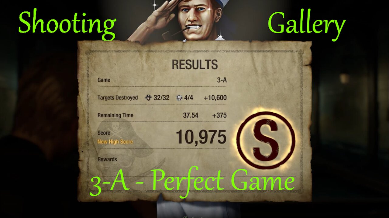 Resident Evil 4 (REm4ke) - Shooting Gallery 3-A - Red 9 - Perfect Game