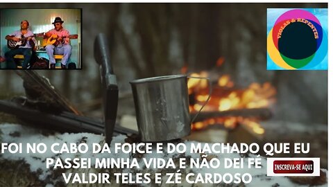 FOI NO CABO DA FOICE E DO MACHADO QUE EU PASSEI MINHA VIDA E NÃO DEI FÉ Valdir teles e Zé Cardoso