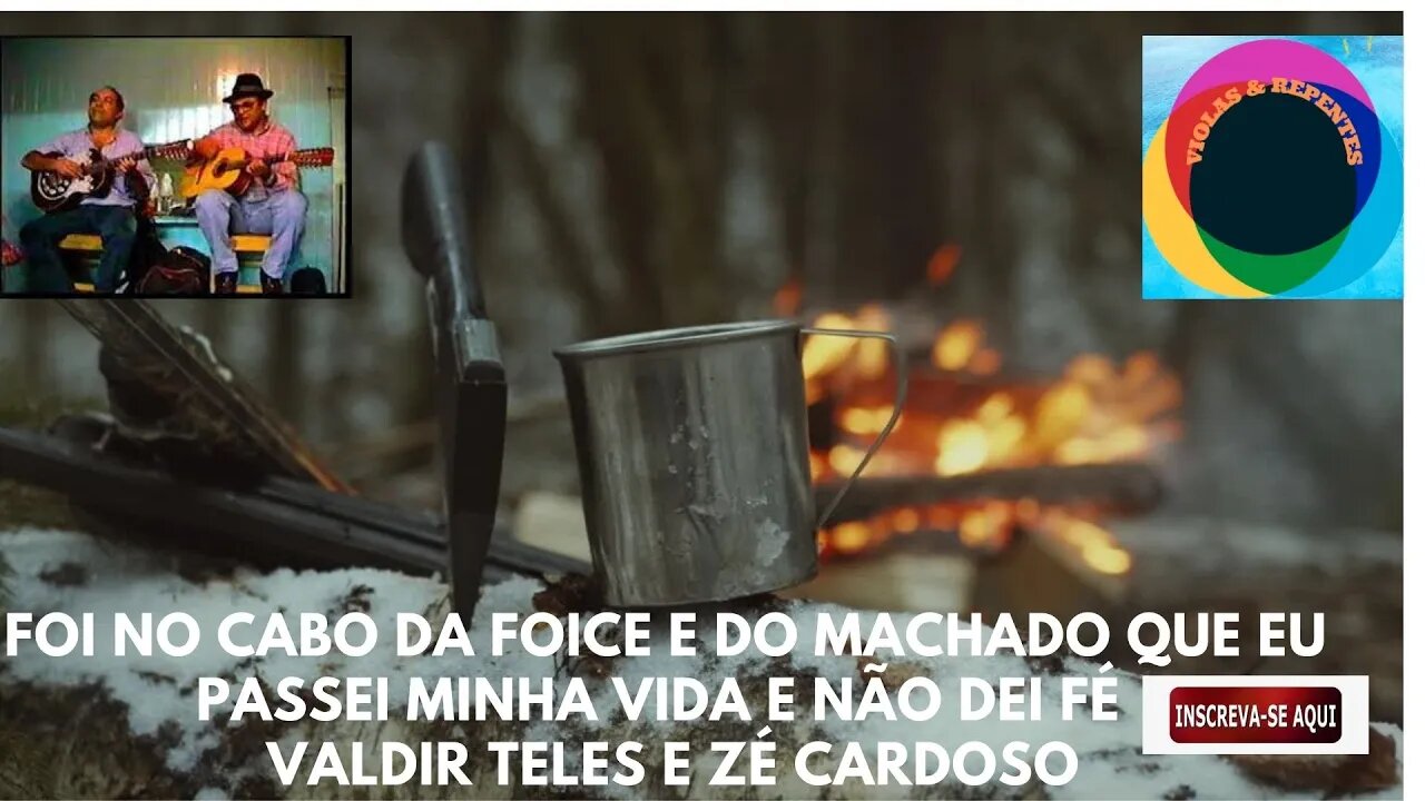 FOI NO CABO DA FOICE E DO MACHADO QUE EU PASSEI MINHA VIDA E NÃO DEI FÉ Valdir teles e Zé Cardoso
