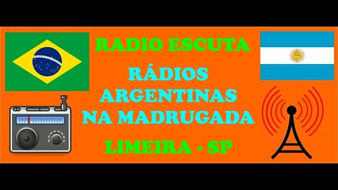 Radioescuta DEGEN 1103 sintonizando rádios argentinas EP 02