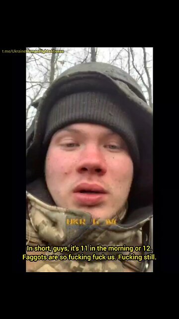 Desperate Ukrainian report from the meat grinder, probably Bakhmut