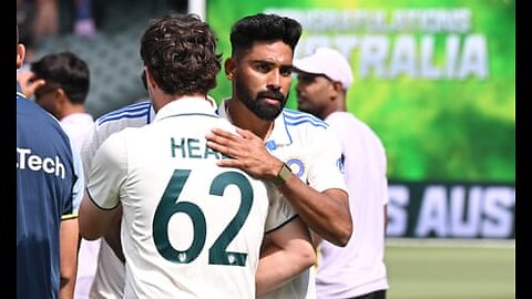 Sportsmanship on top 🫂❤️‍🔥🪄#mohammadsiraj #travishead #dofollow #whothispiyush