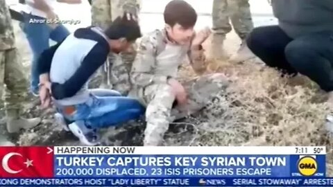 "Turkish Military Publicly Executing Captured Kurdish Fighters!"