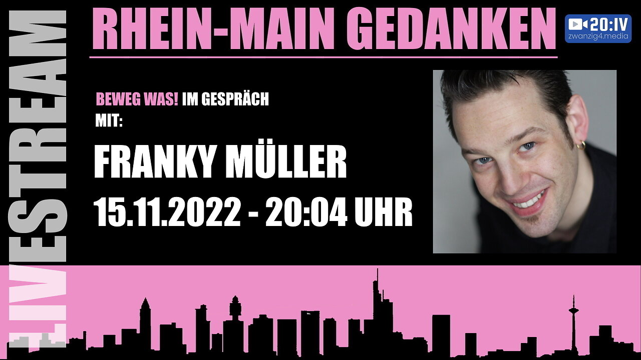 Rhein Main Gedanken 100-Beweg Was! Im Gespräch mit Franky Müller (The Zeitgeist Movement)